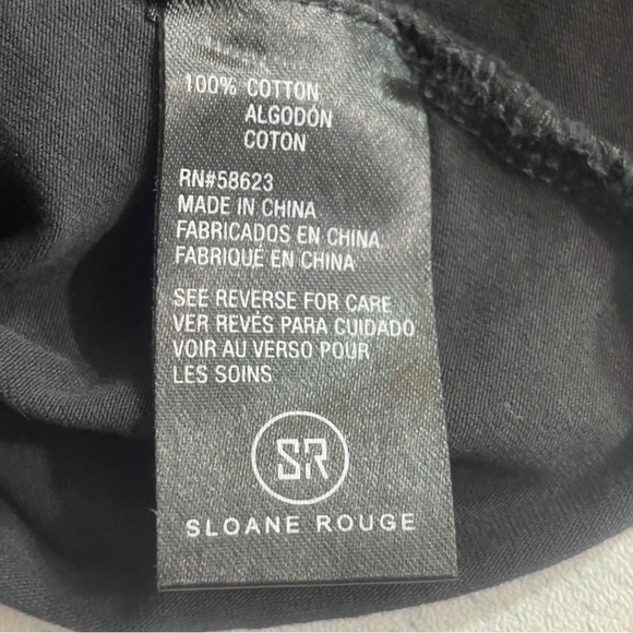 Sloane Rouge Laser Cut Raw Hem Tank Top Medium - Picture 6 of 7